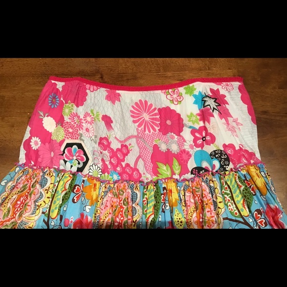 Women’s bright floral ZERO ZERO maternity skirt/ L - Picture 2 of 8